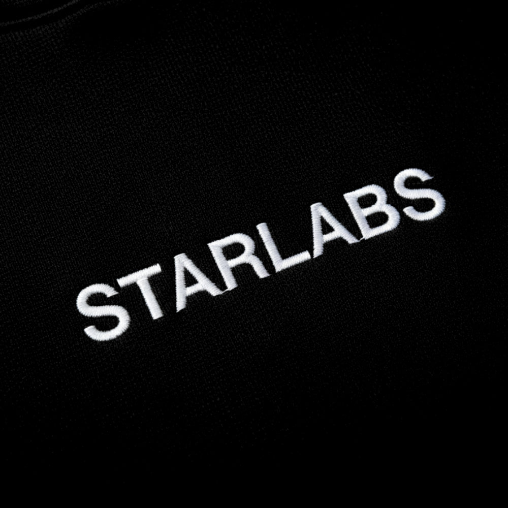 STARLABS OVERSIZED HOODIE NOIR (Sweat à capuche unisexe)