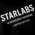 STARLABS OVERSIZED HOODIE NOIR (Sweat à capuche unisexe)