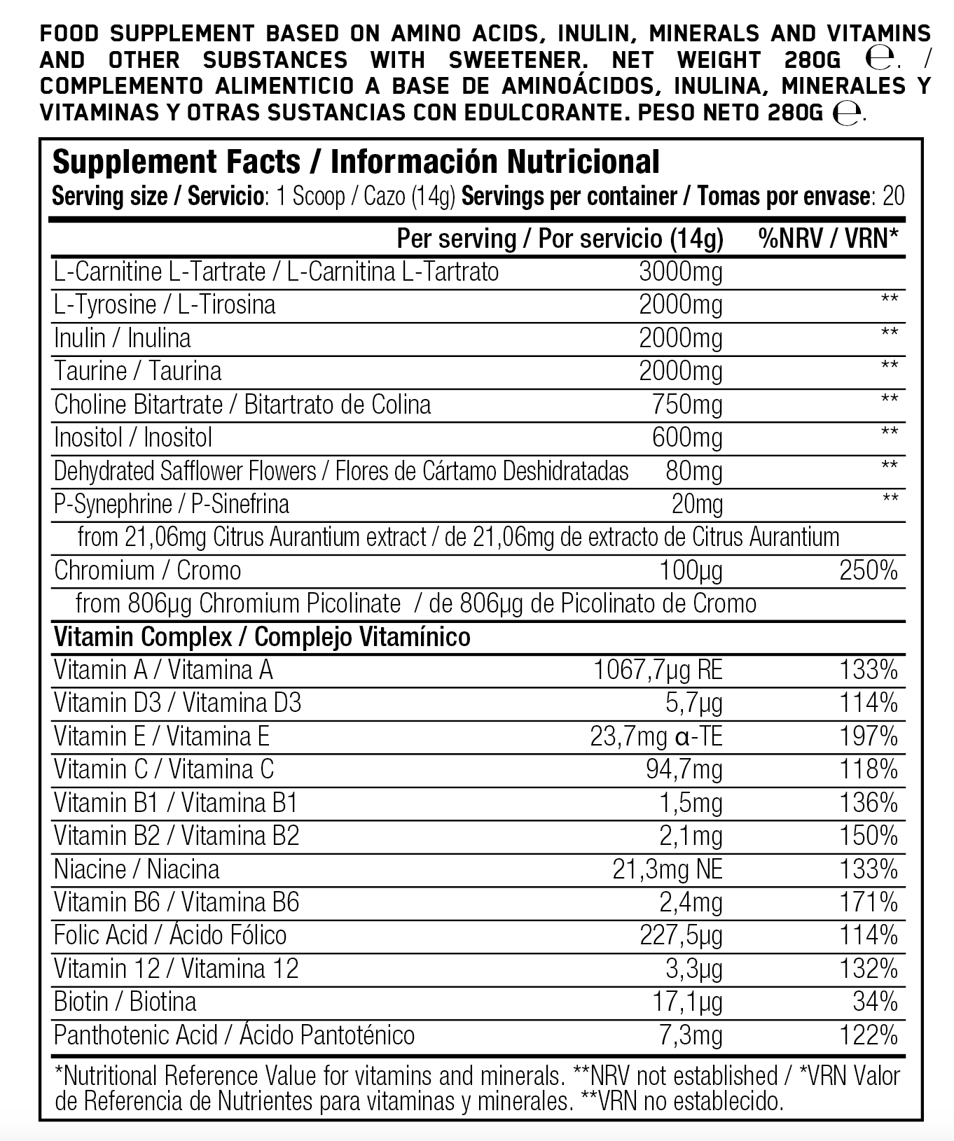 FB3 FAT BURNER (Brûleur de graisses)