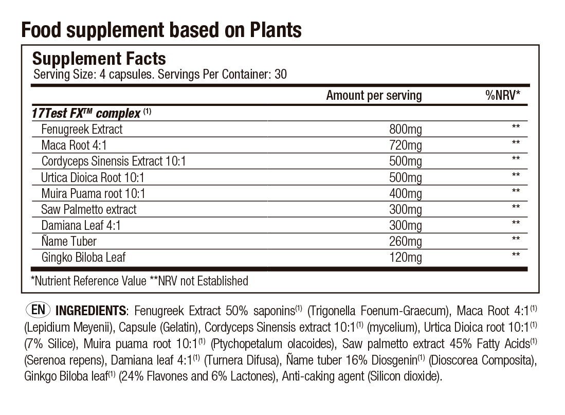 17 TEST FX PRO (Booster de testostérone)