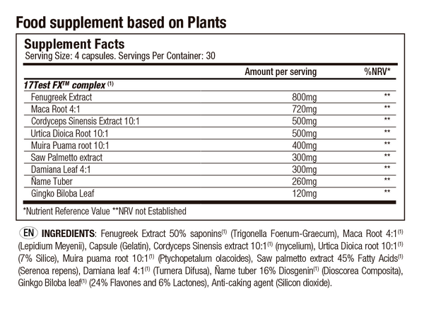 17 TEST FX PRO (Testosterone Booster)