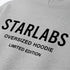STARLABS OVERSIZED HOODIE GRIS (Sweat à capuche unisexe)